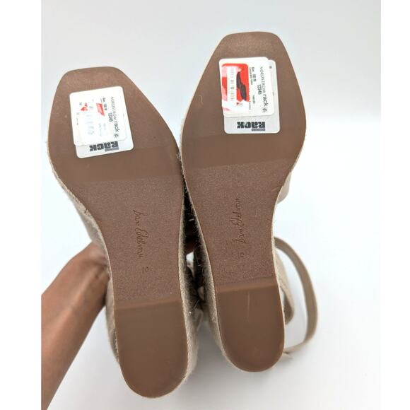 Sam Edelman Vada Wedge Ankle Strap Sandal Women's Neutral Size US10 EU40.5 - Picture 7 of 11